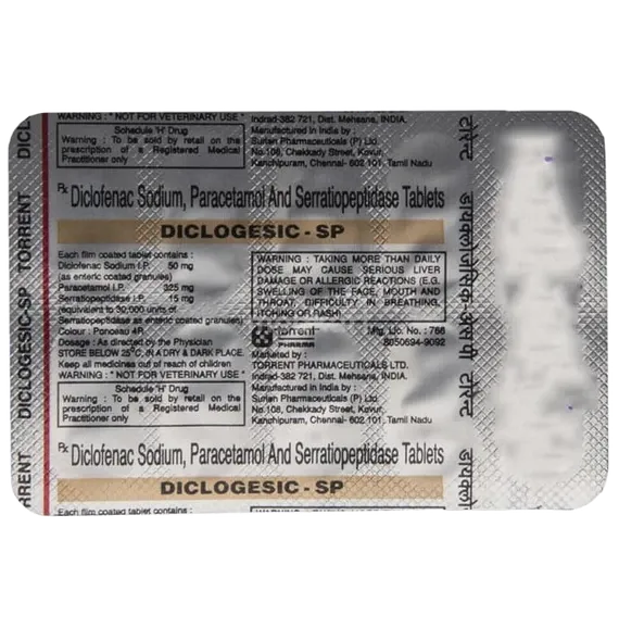 diclogesic sp tablet 10's